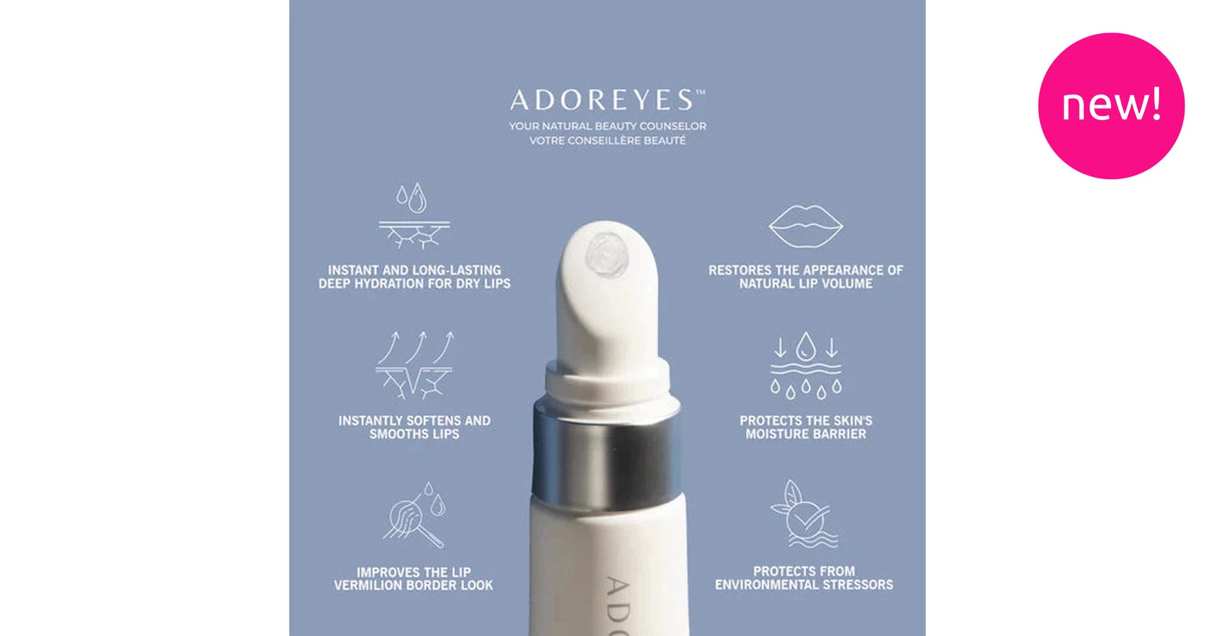 ADOREYES PepChat Biometric Complex Lip Serum (10ml)