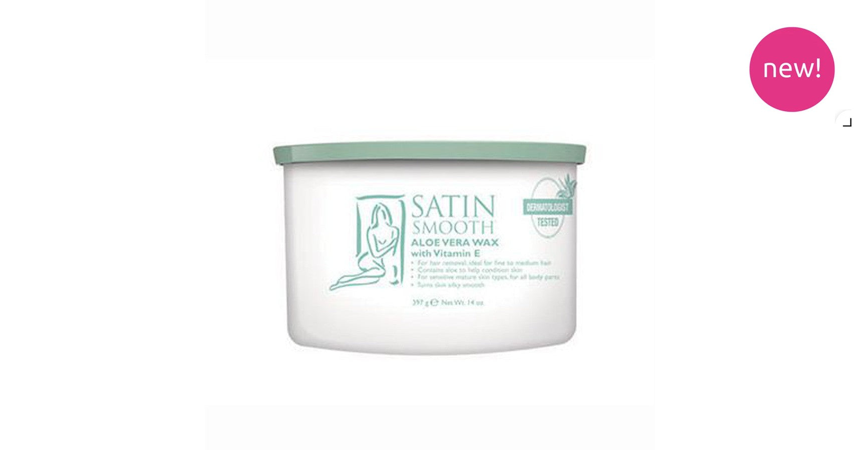 Satin Smooth Aloe Vera Wax (14oz)