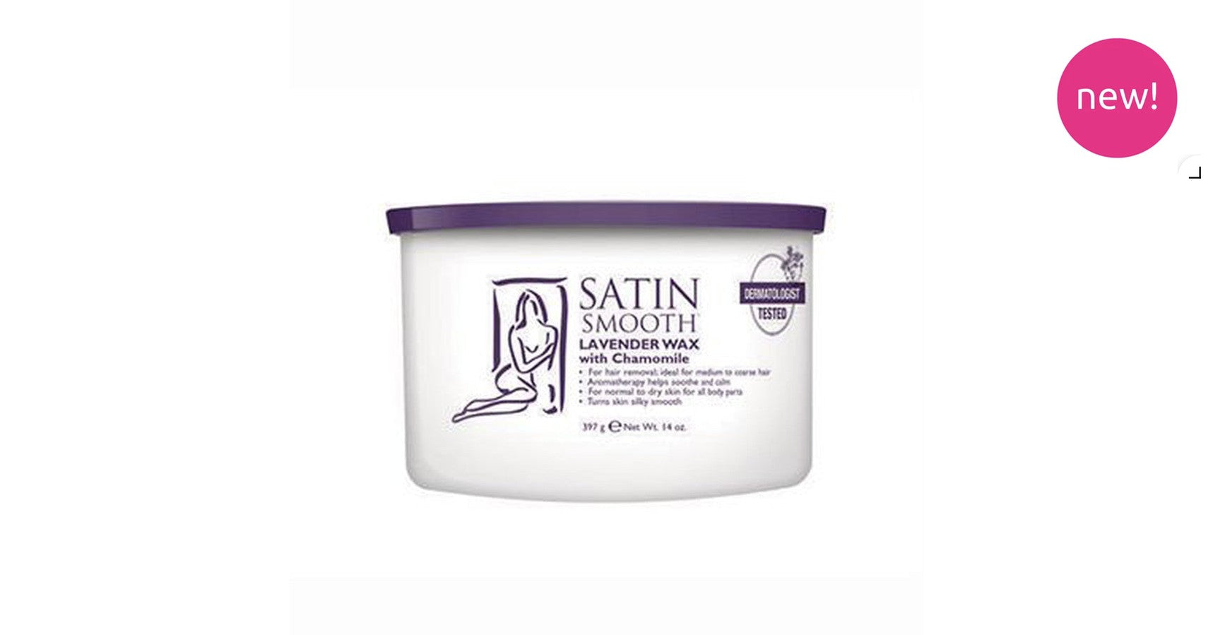 Satin Smooth Lavender Wax with Chamomile (14oz)