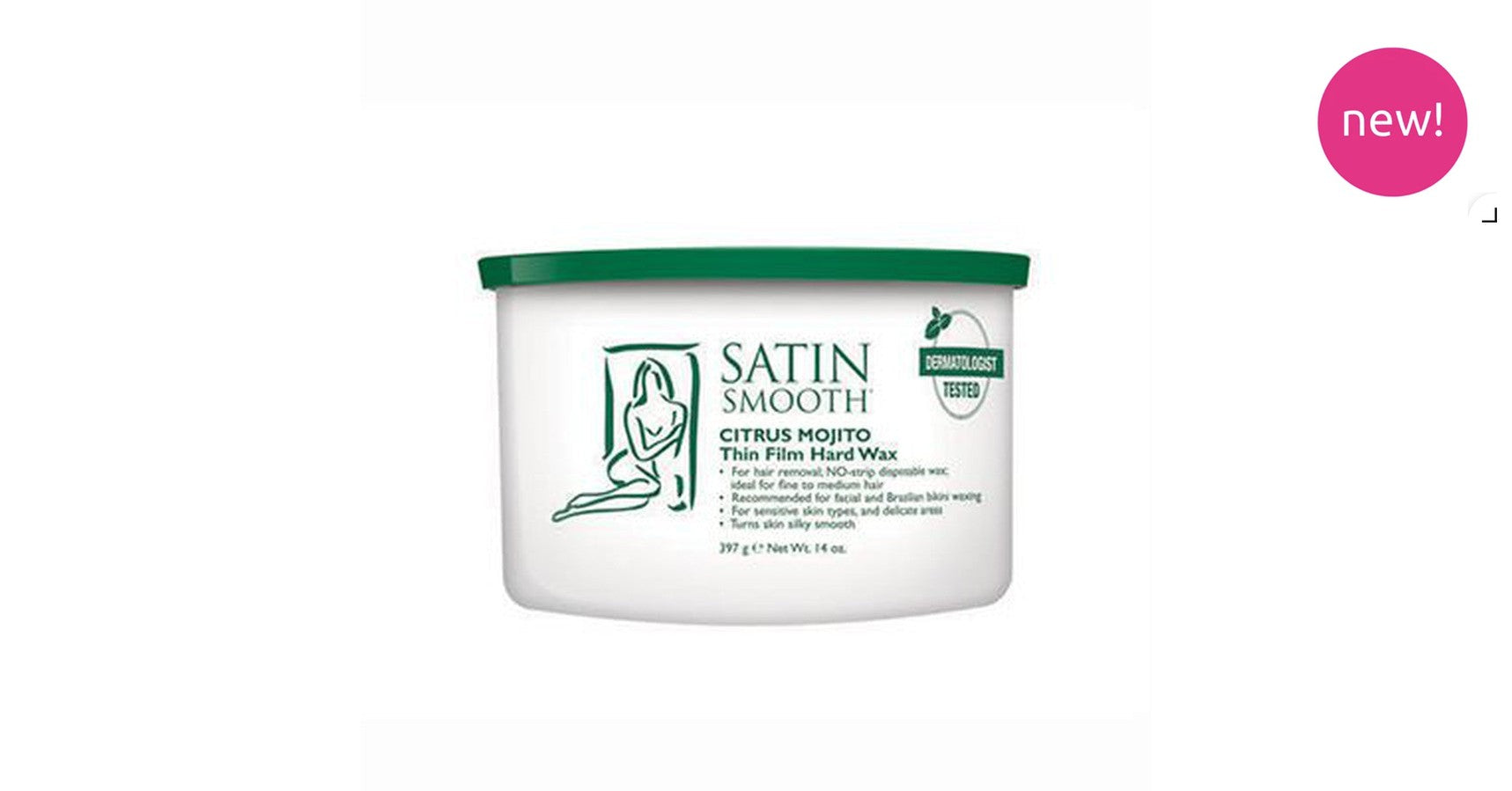 Satin Smooth Mojito Citrus Wax (14oz)