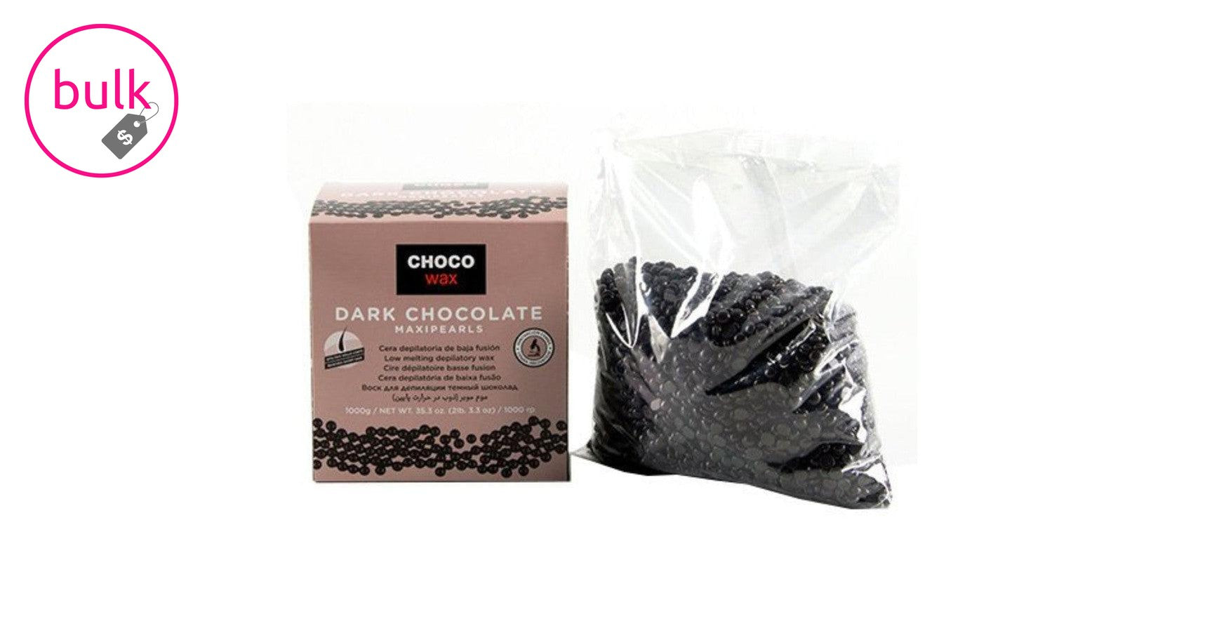 Beauty Image Hard Wax - Dark Chocolate Maxipearls (1kg)