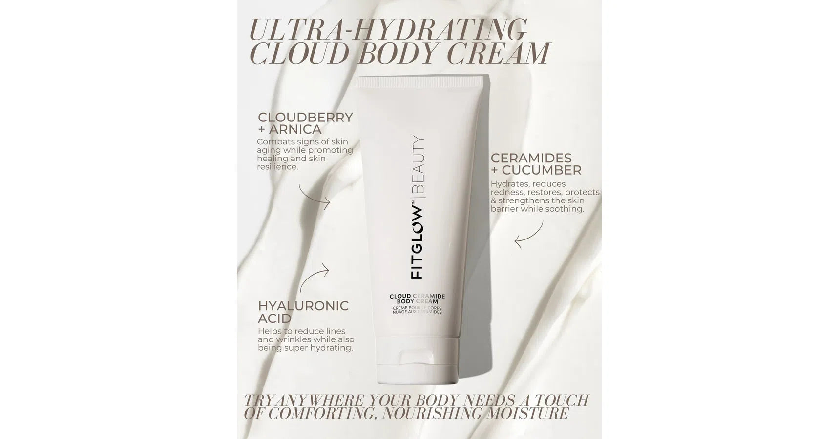 TESTER Fitglow Cloud Ceramide Body Cream (250ml)