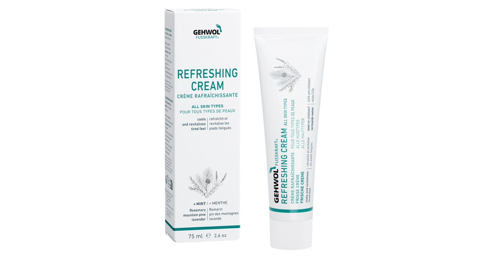 Gehwol Fusskraft Refreshing Cream - Mint (75ml)