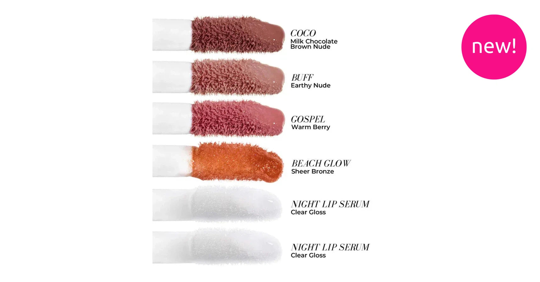 Fitglow Mini Lip Serum Collection (6 pc/pk)