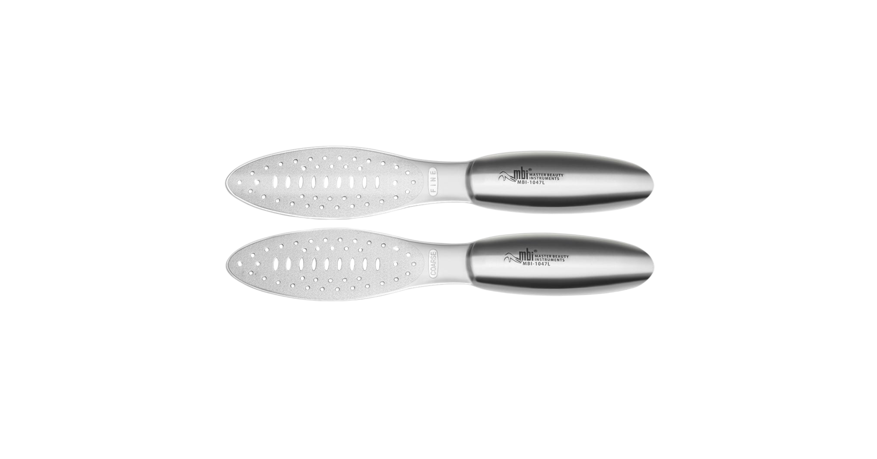 MBI Foot File - stainless steel (double-sided, medium/coarse grit)