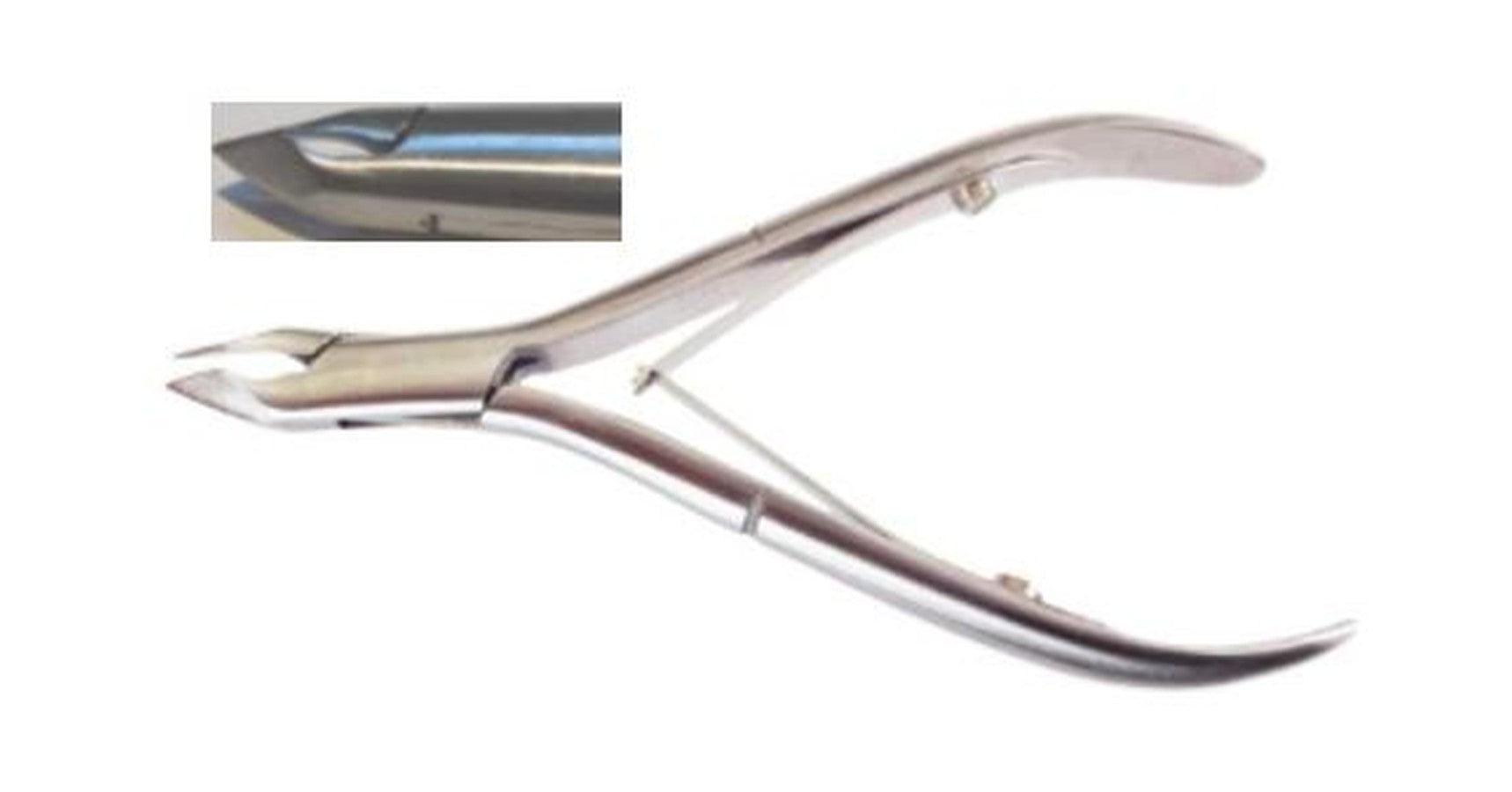 Mertz 4" 6mm Stainless Steel Cuticle Nipper