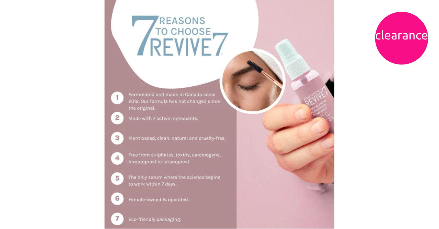 Revive7 Style Brow Prep & Prime Mist Spray