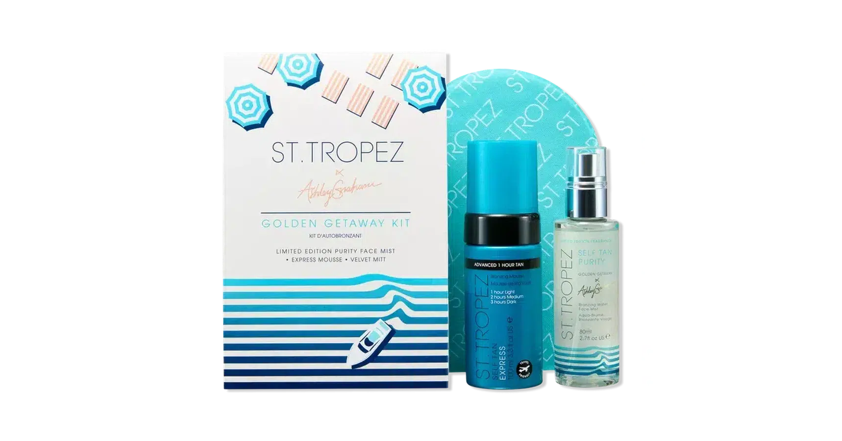 ST.TROPEZ Ashley Graham Golden Getaway Kit - Limited Edition