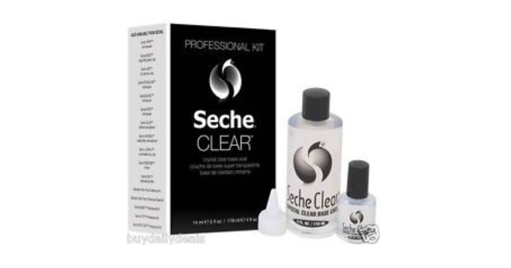 Seche Clear Base Coat Professional Kit (4oz./0.5oz. refill)