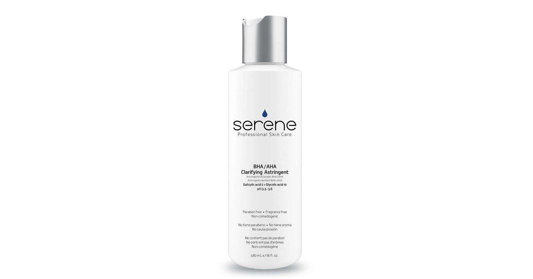 Serene BHA/AHA Clarifying Astringent (8oz.)