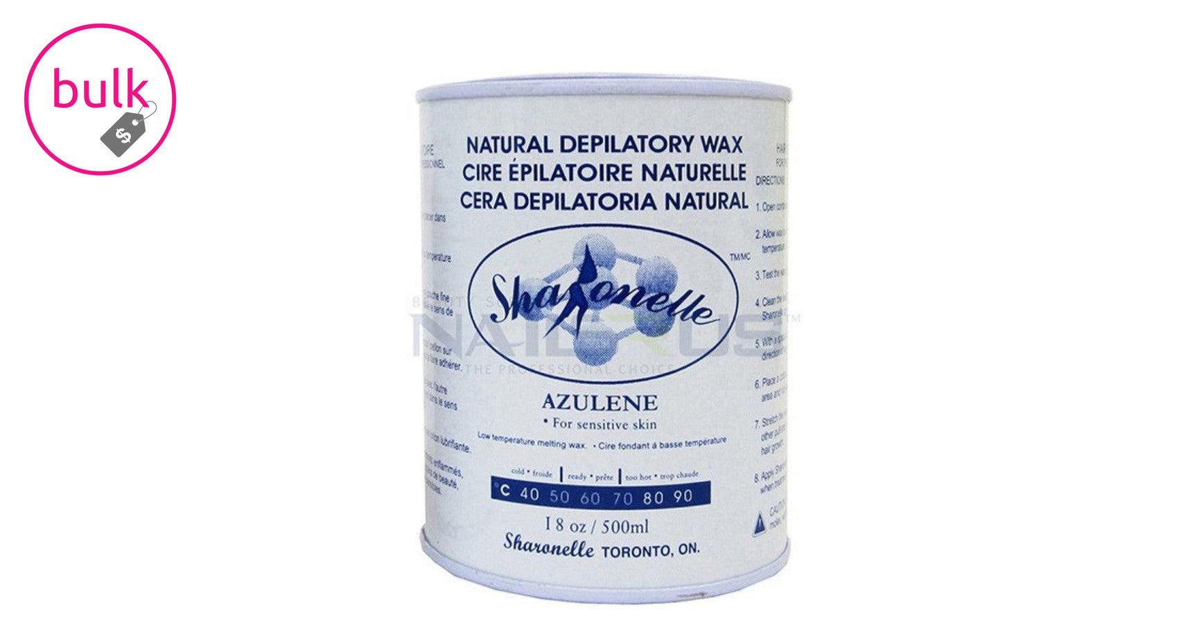 Sharonelle Soft Wax - Azulene, sensitive (500ml) can