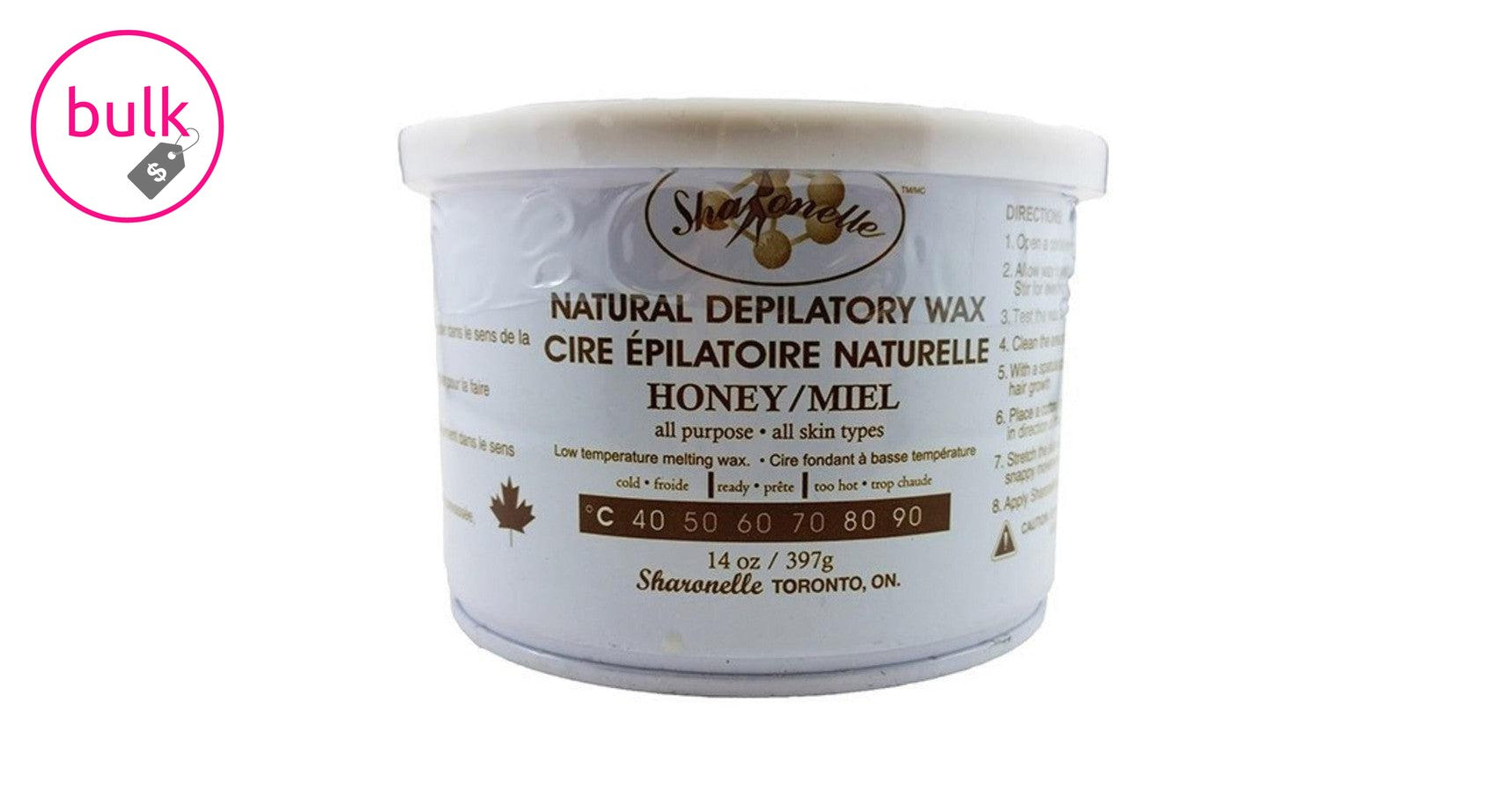 Sharonelle Soft Wax - Honey, all purpose (450ml) can