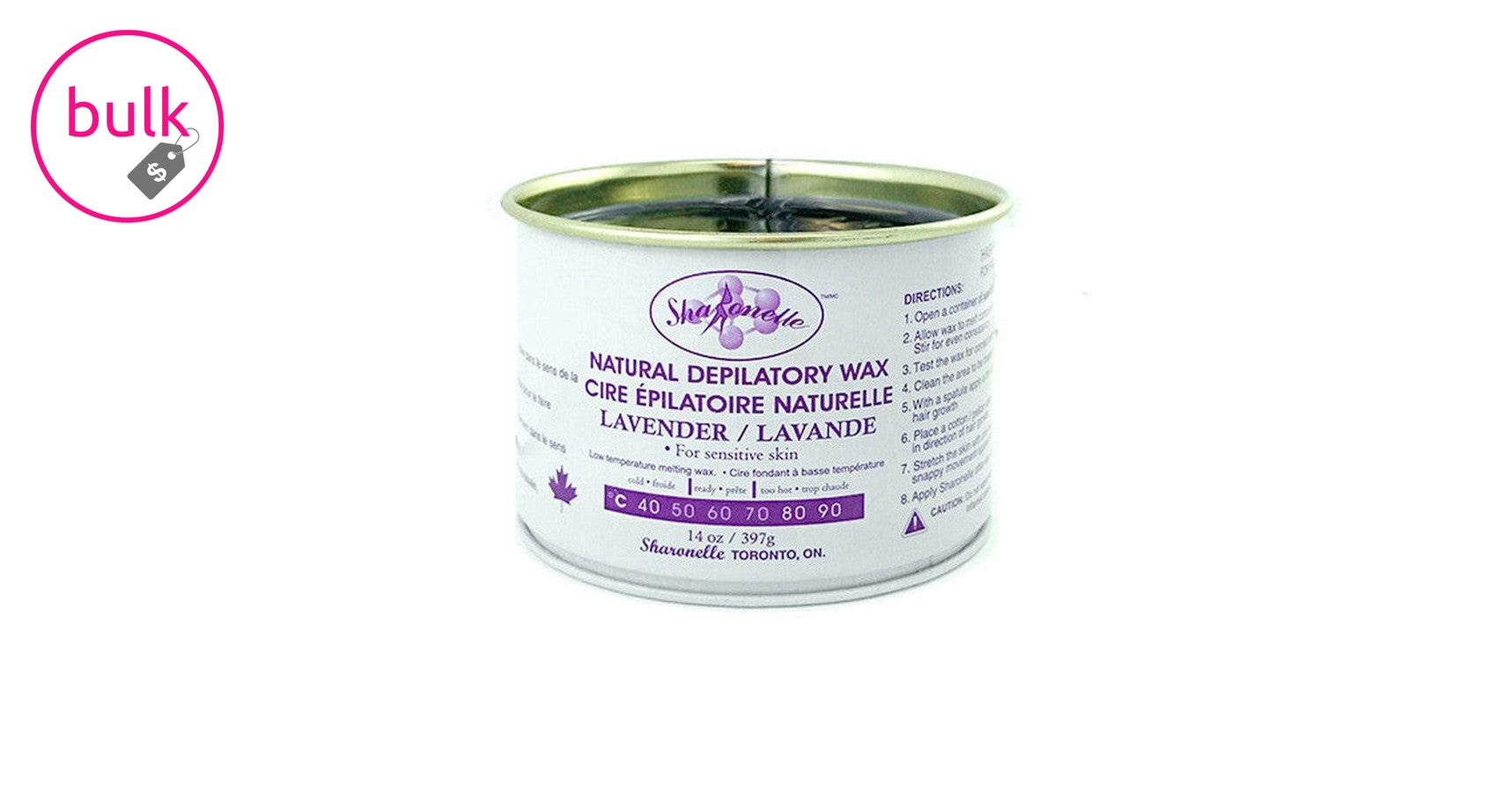 Sharonelle Soft Wax - Lavender Pearl, sensitive (450ml) can