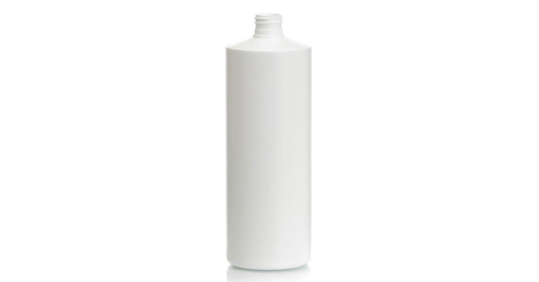 White HDPE Cylinder Bottle (1L)