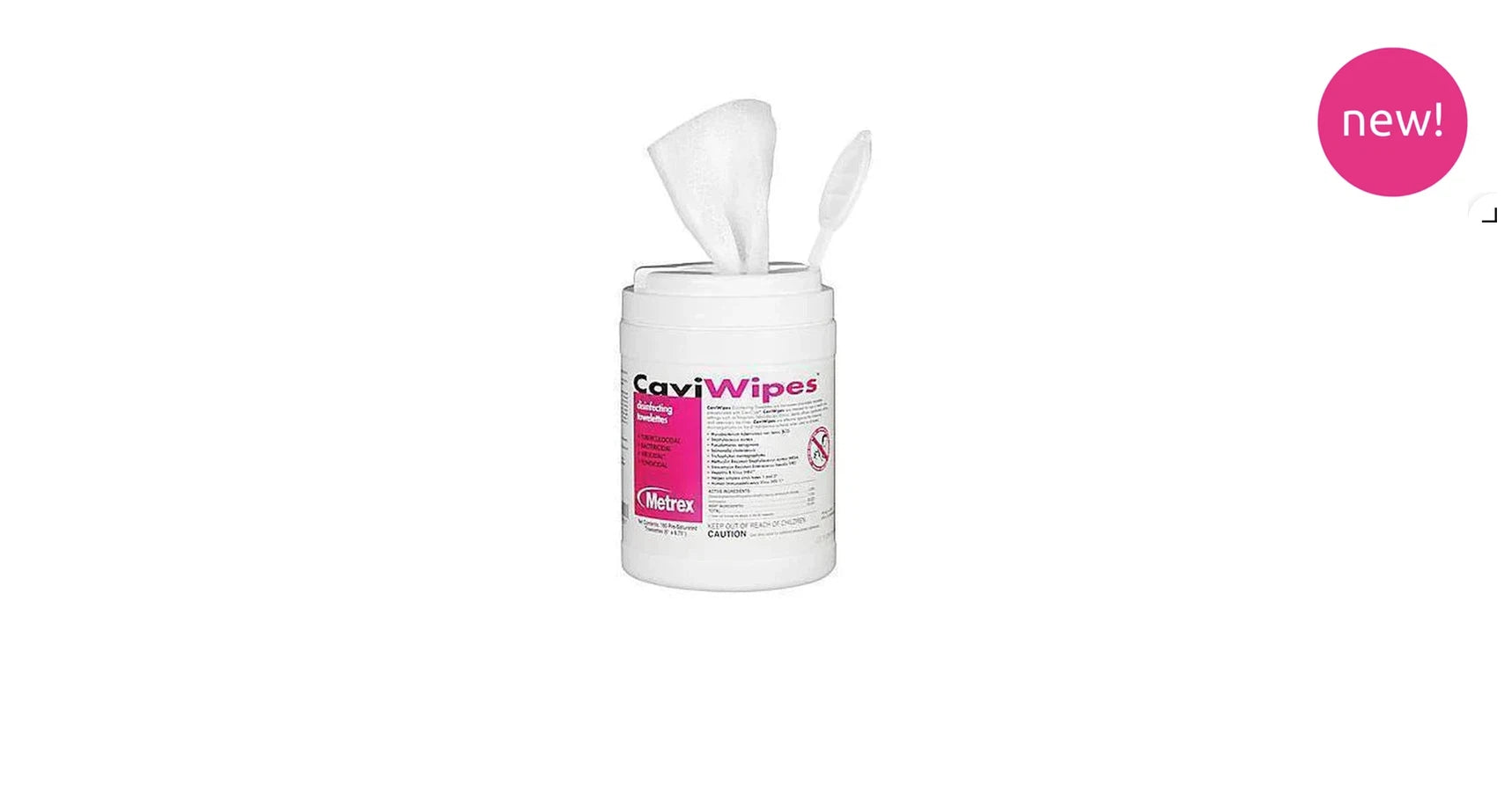 CaviCide Disinfectant Wipes (160/tub)