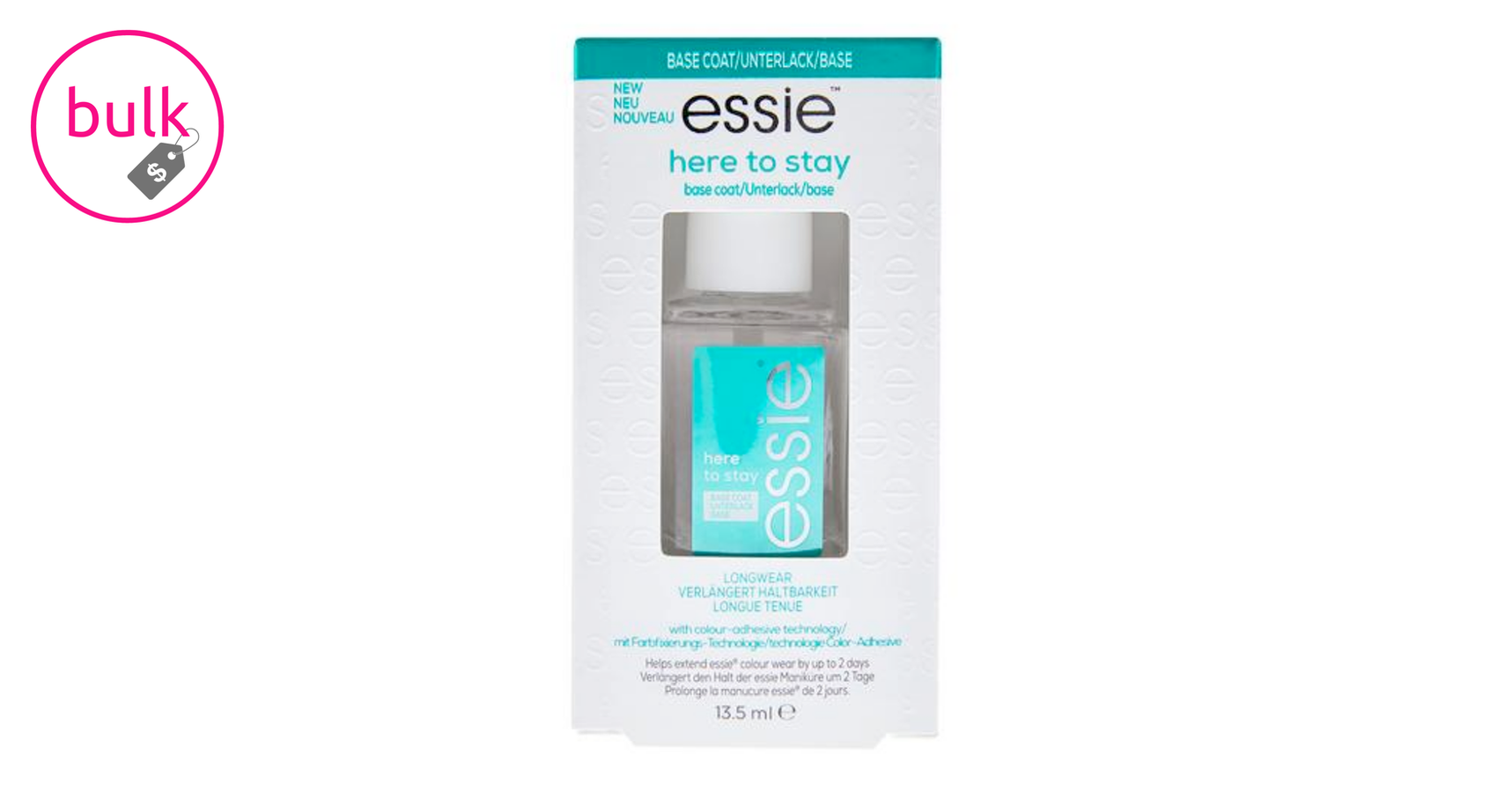 essie base coat - here to stay (13.5ml)