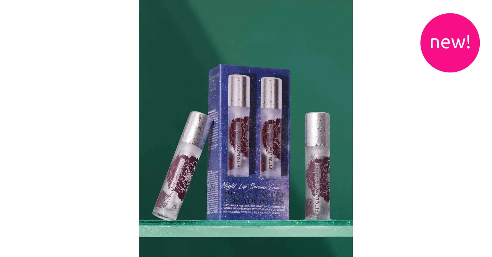 Fitglow Night Lip Serum DUO (10g each)