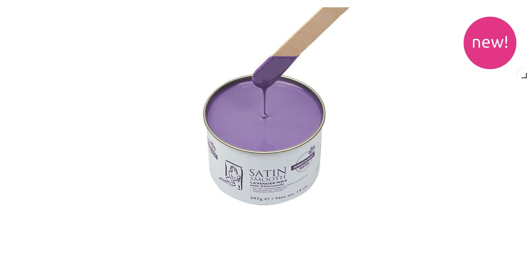 Satin Smooth Lavender Wax with Chamomile (14oz)